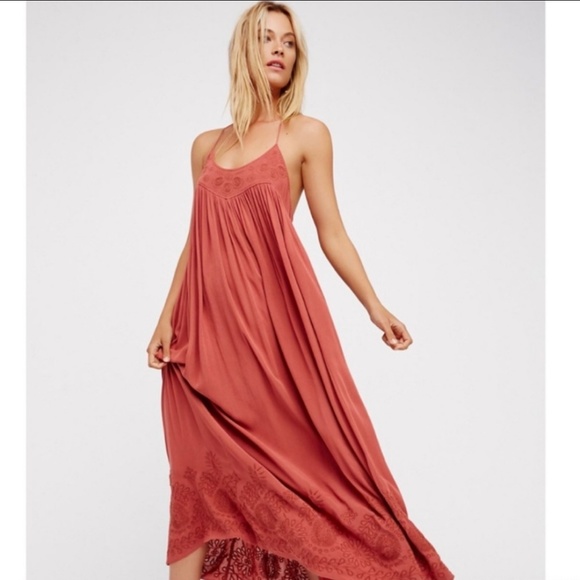 Free People Dresses & Skirts - Free People Elaine Maxi Slip Dress